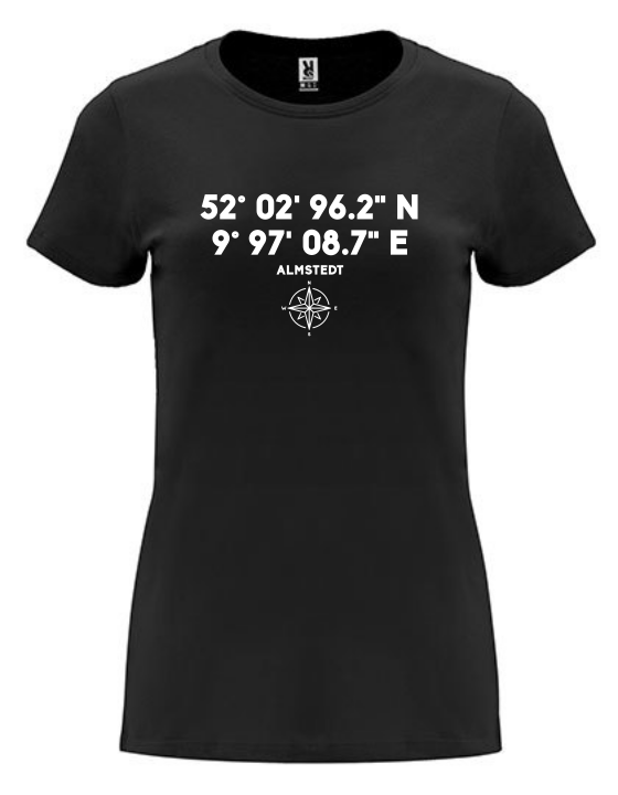 T-Shirt KOORDINATEN Damen