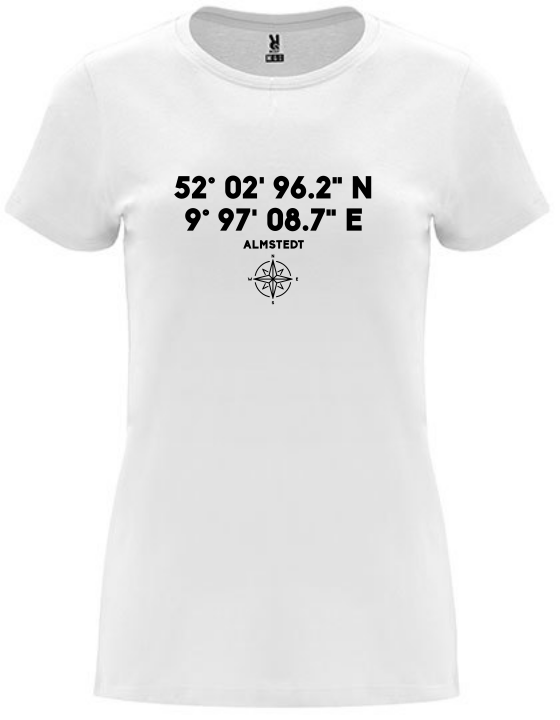T-Shirt KOORDINATEN Damen