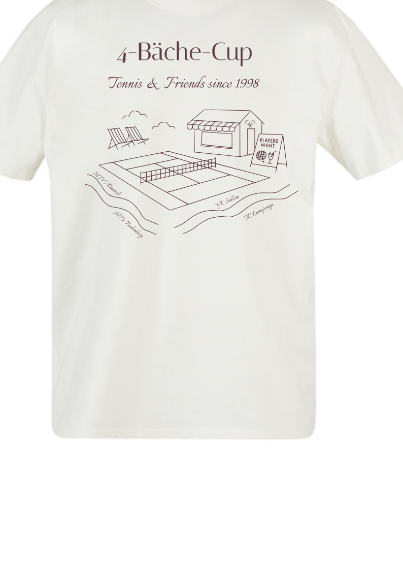 4 Bäche Cup Oversize T-Shirt