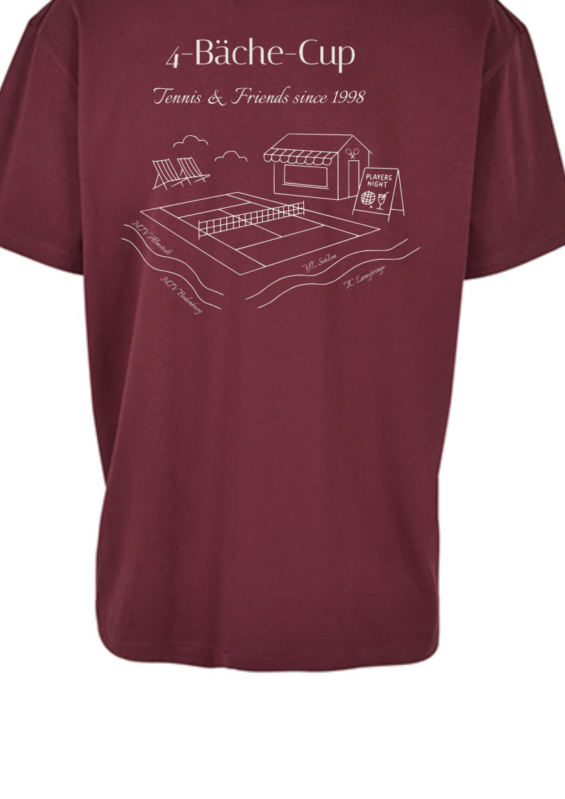 4 Bäche Cup Oversize T-Shirt