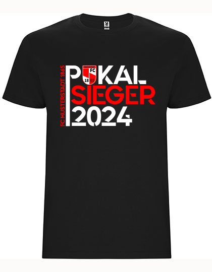 Pokalsieger 2024 T-Shirt zweifarbig