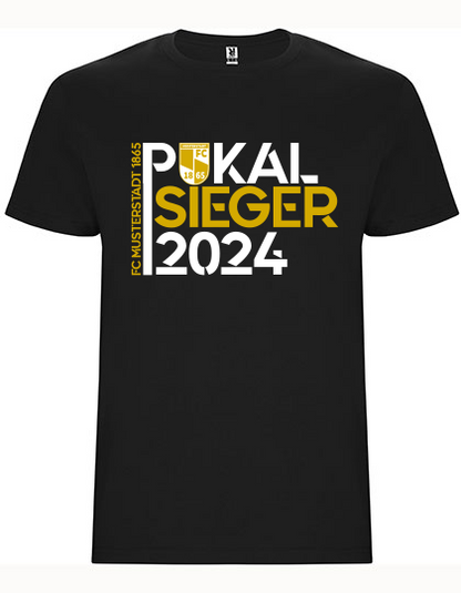 Pokalsieger 2024 T-Shirt zweifarbig