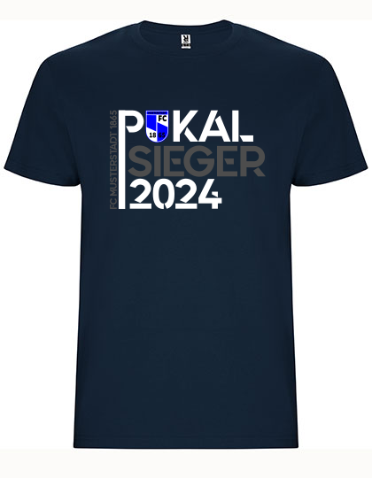 Pokalsieger 2024 T-Shirt zweifarbig