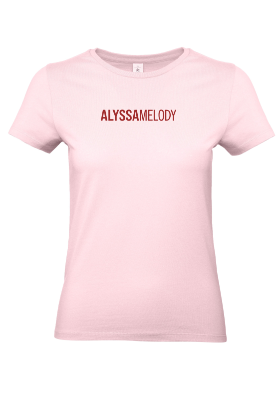 T-Shirt Alyssa Melody Damen pink
