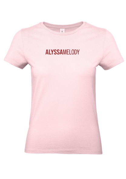 T-Shirt Alyssa Melody Damen pink